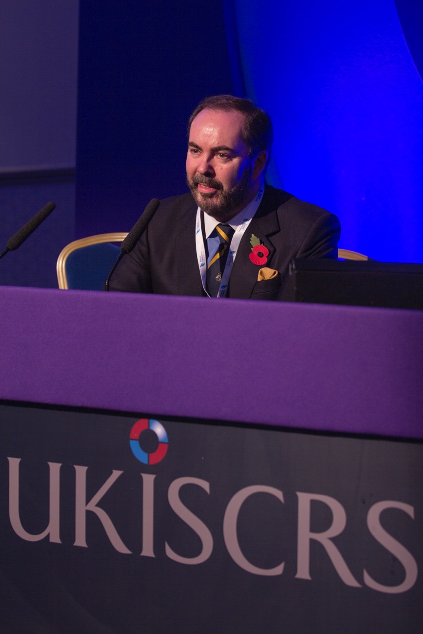 David Gartry at UKISCRS meeting